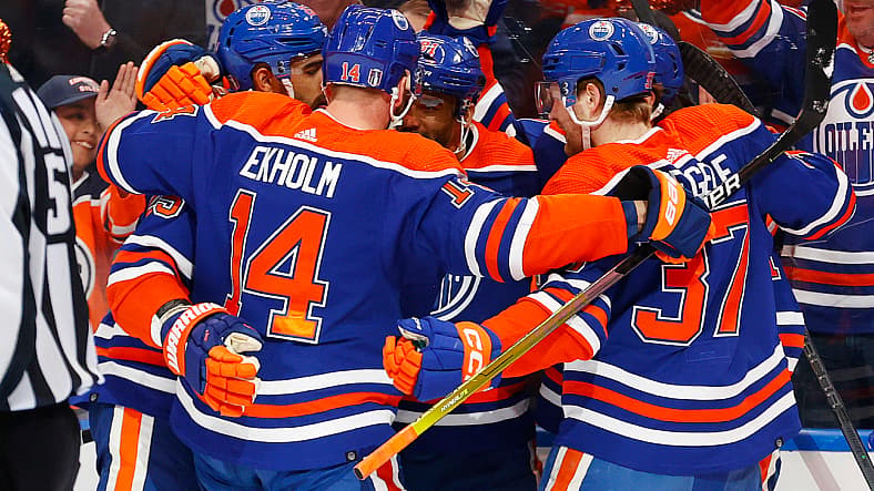 NHL: Stanley Cup Playoffs-Los Angeles Kings at Edmonton Oilers