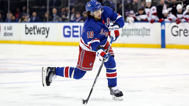 NHL: Stanley Cup Playoffs-New Jersey Devils at New York Rangers