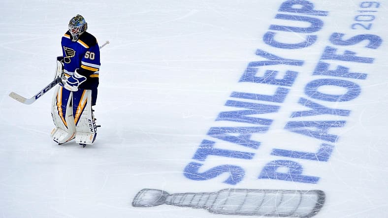 NHL: Stanley Cup Playoffs-San Jose Sharks at St. Louis Blues