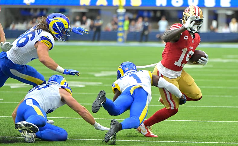 new york giants at san francisco 49ers: deebo samuel