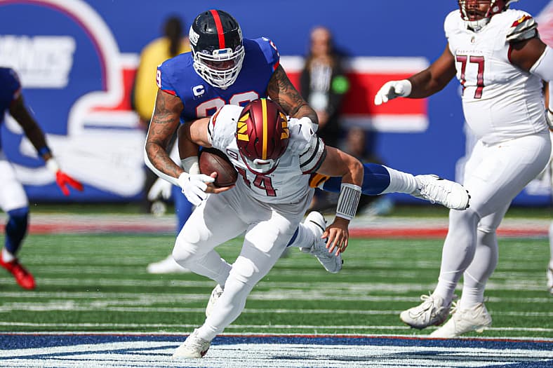 NFL: Washington Commanders at New York Giants