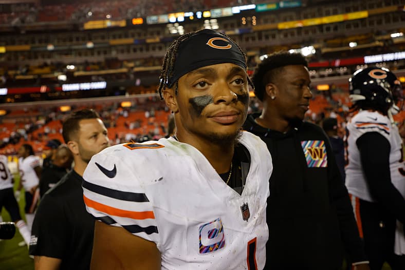nfl picks against the spread: week 6, chicago bears, justin fields