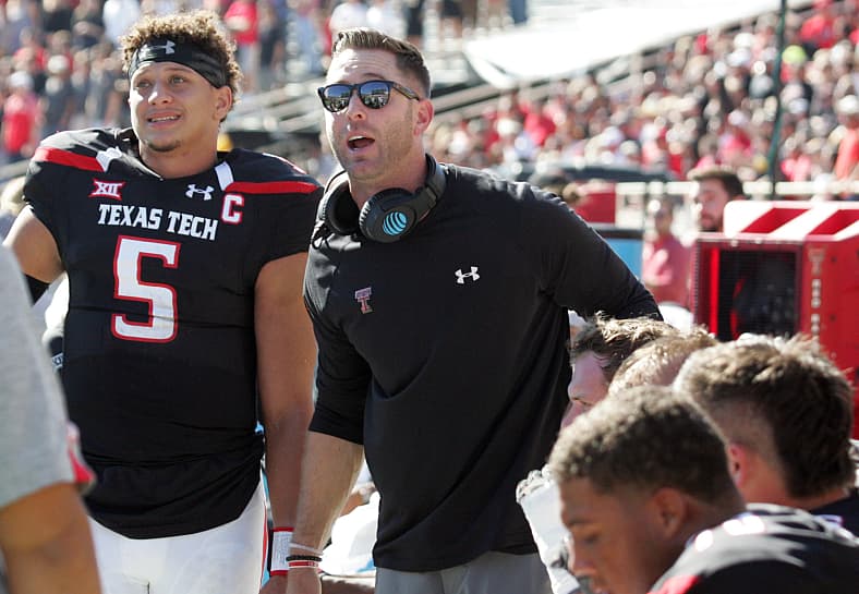 Kliff Kingsbury Las Vegas Raiders Patrick Mahomes