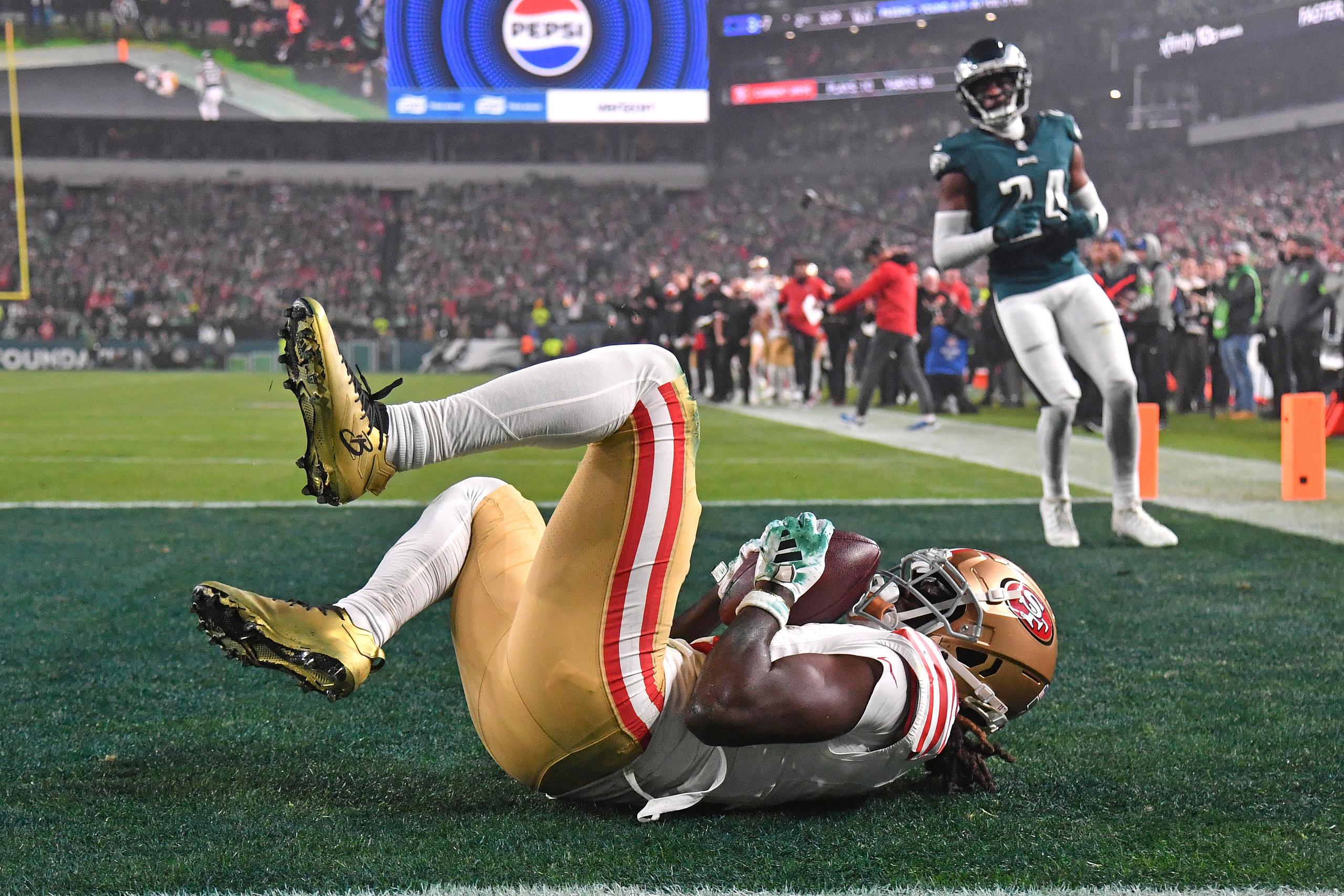 San Francisco 49ers wide receiver Brandon Aiyum