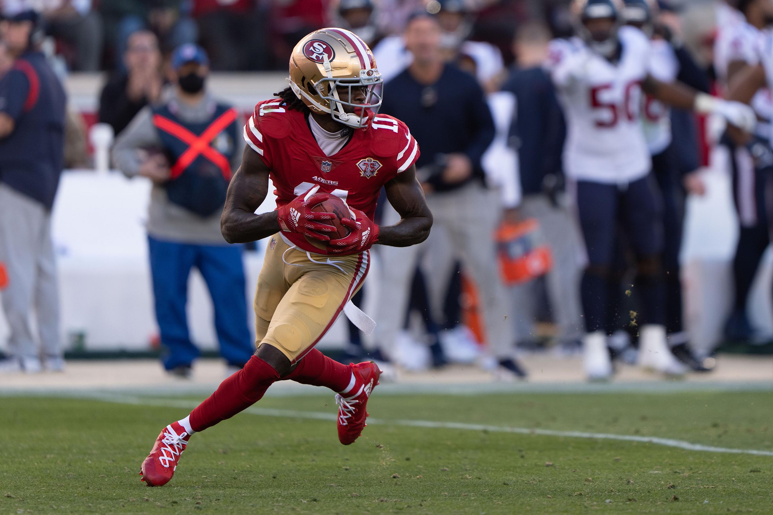 San Francisco 49ers wide receiver Brandon Aiyuk