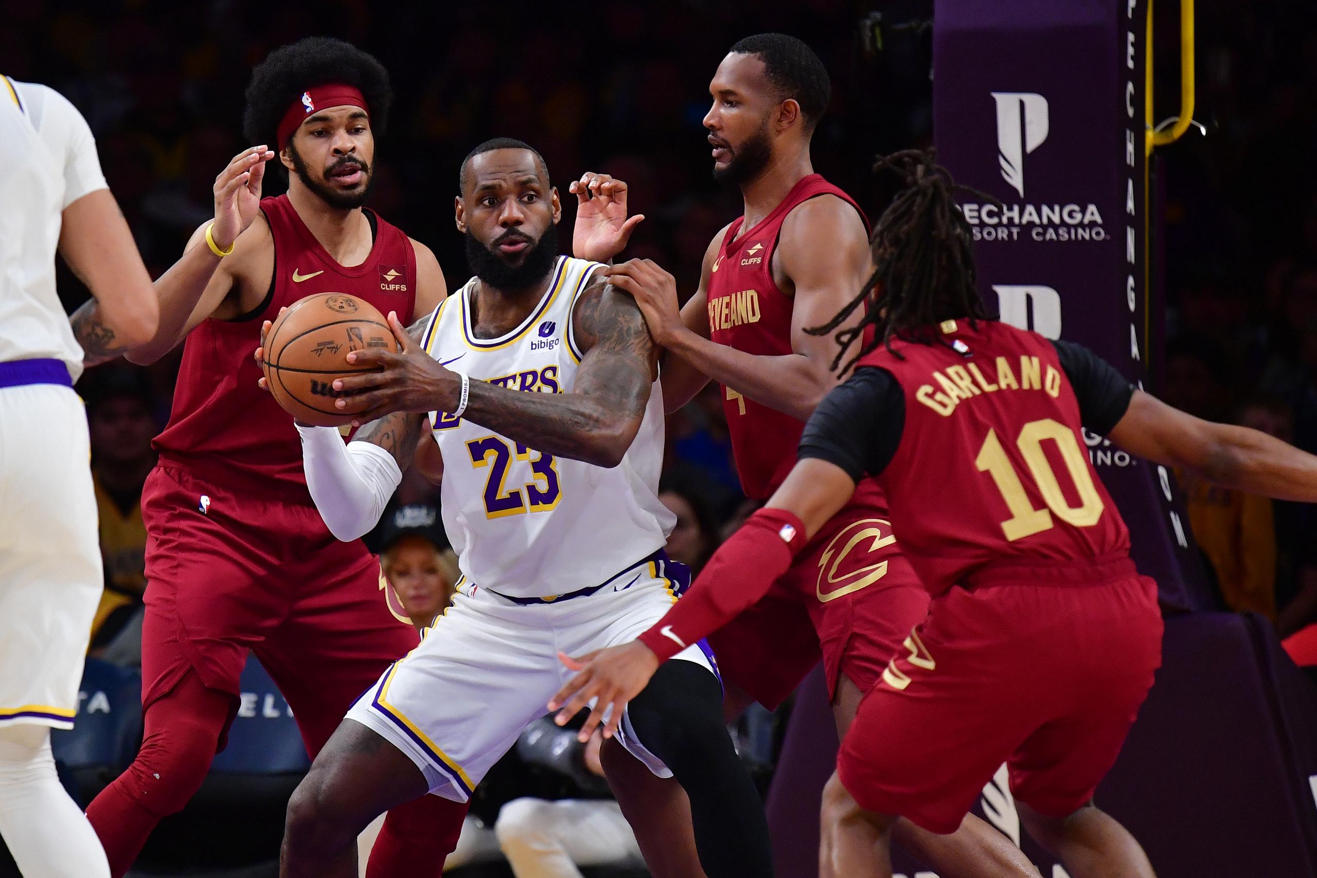 LeBron James against the Cleveland Cavaliers