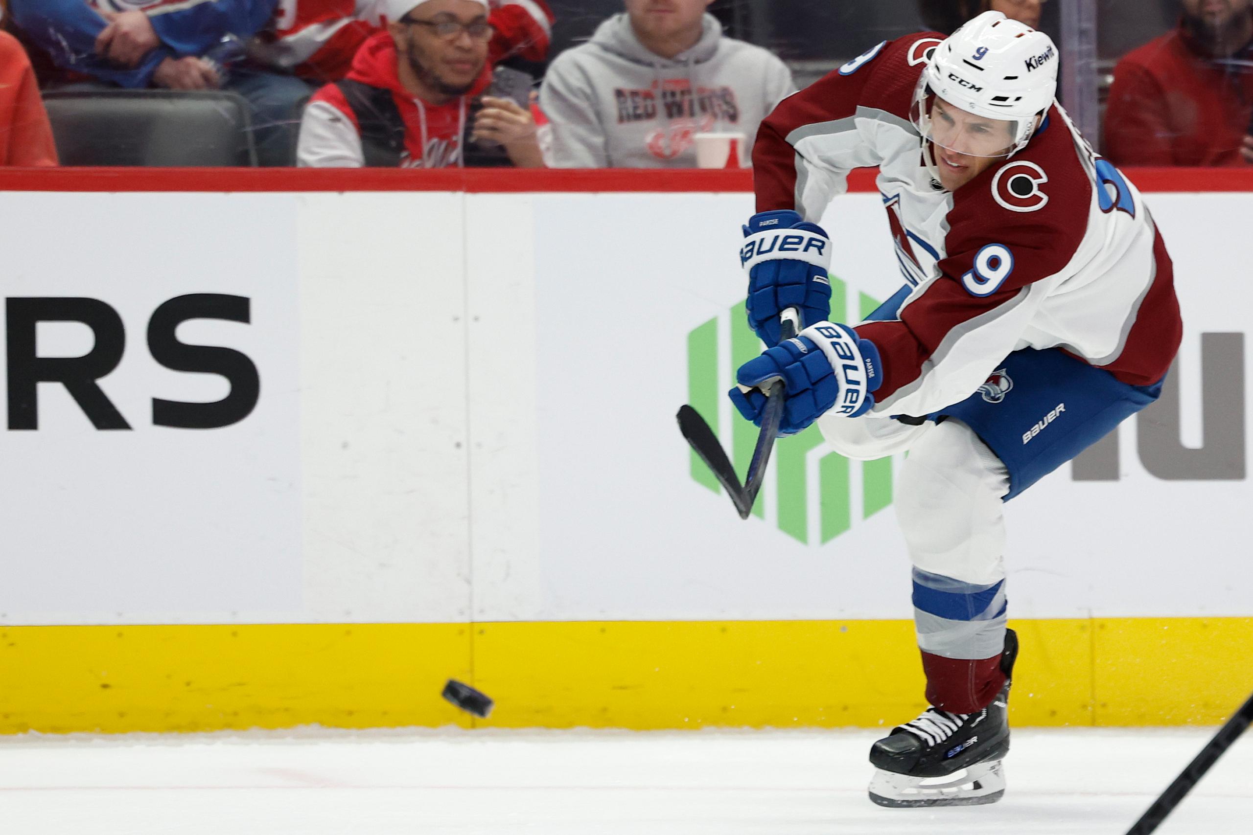 Colorado Avalanace wing Zach Parise