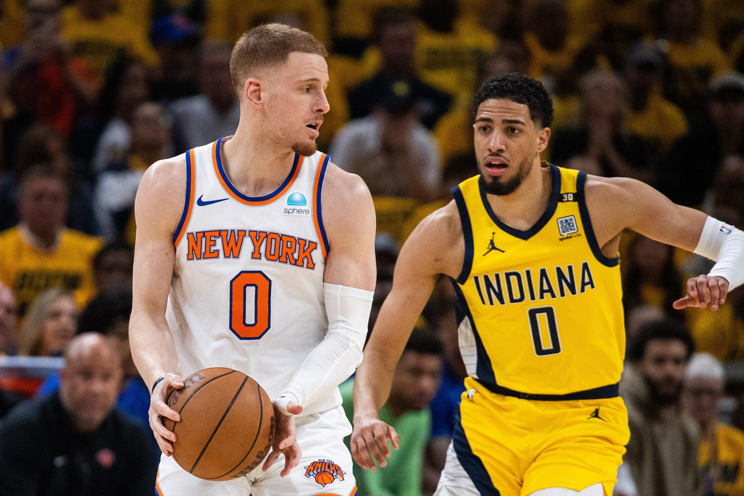 NBA: Playoffs-New York Knicks at Indiana Pacers