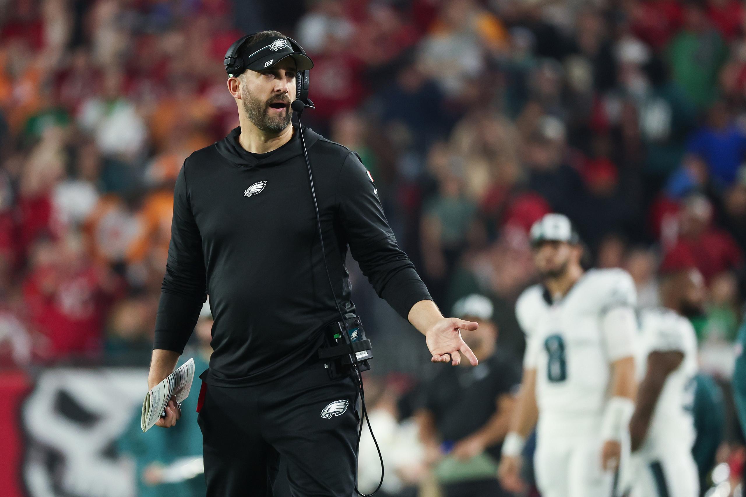 Philadelphia Eagles head coach Nick Sirianni