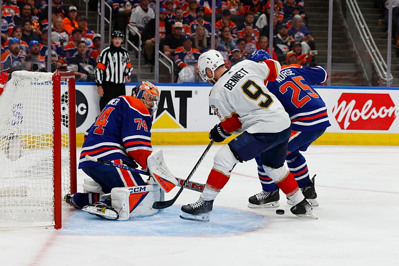 NHL: Stanley Cup Final-Florida Panthers at Edmonton Oilers