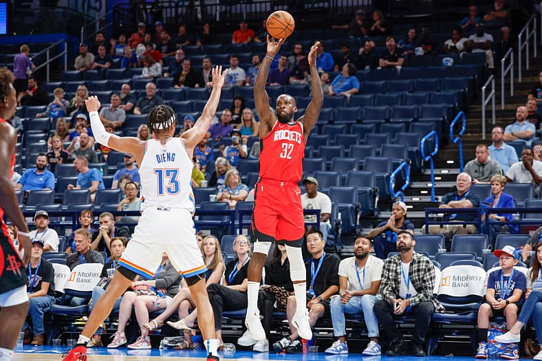 NBA: Preseason-Houston Rockets at Oklahoma City Thunder