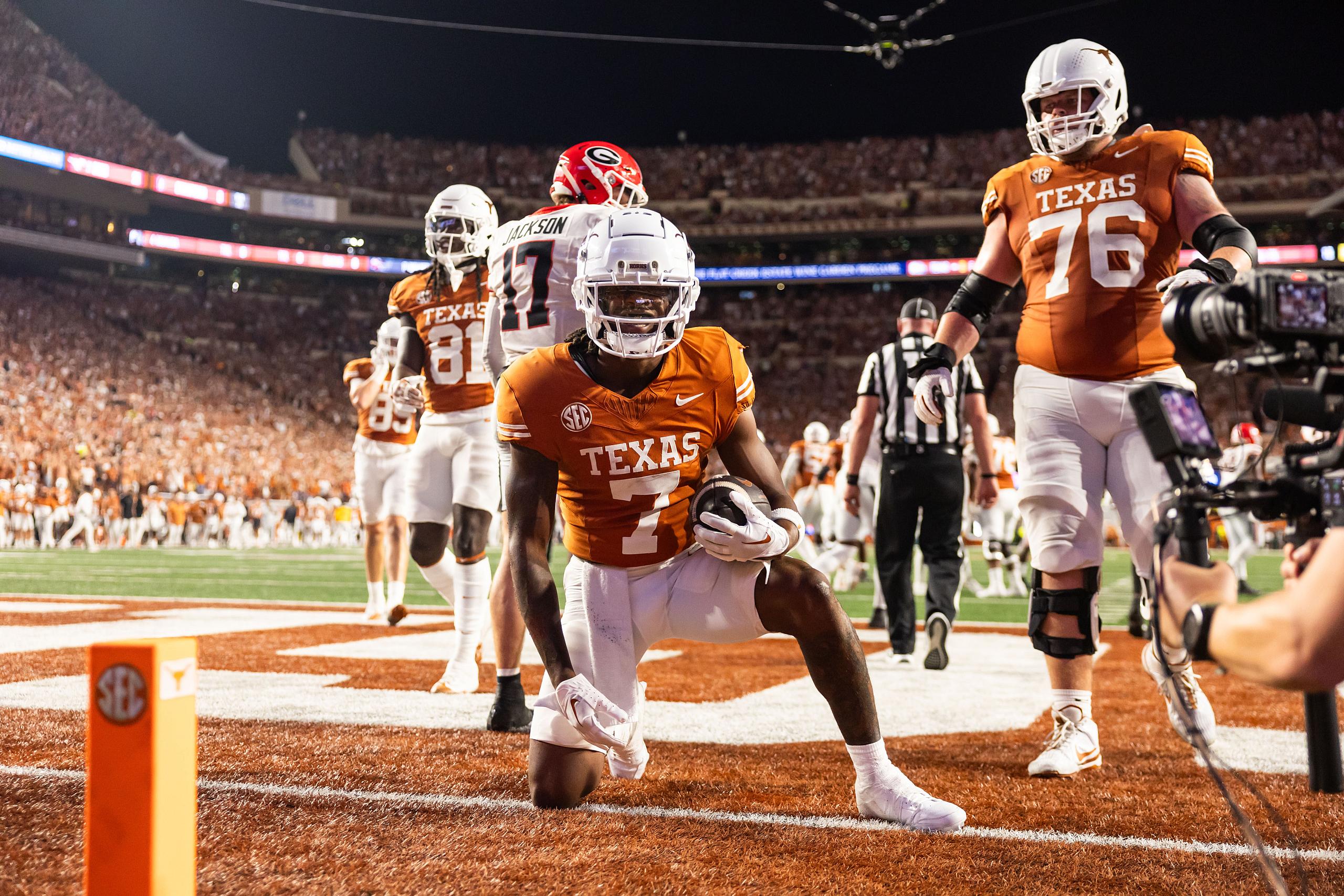 NCAA Football: Georgia at Texas