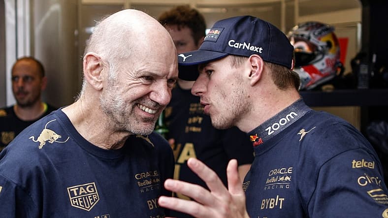 Adrian Newey aston martin Formula 1 F1 Verstappen