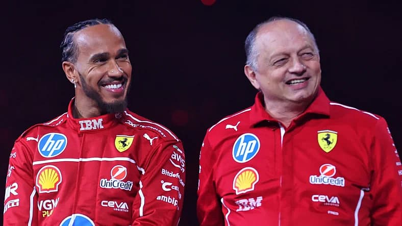 Lewish Hamilton Ferrari F1 Formula 1 frustration