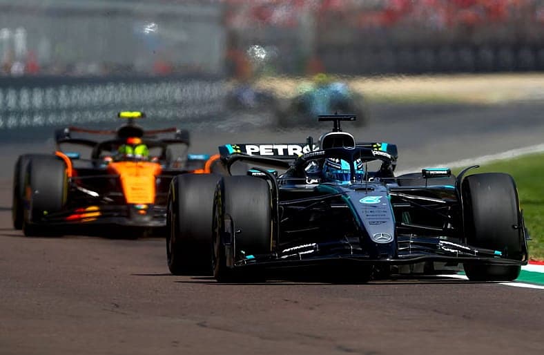 Mercedes Imola george russell kimi antonelli F1