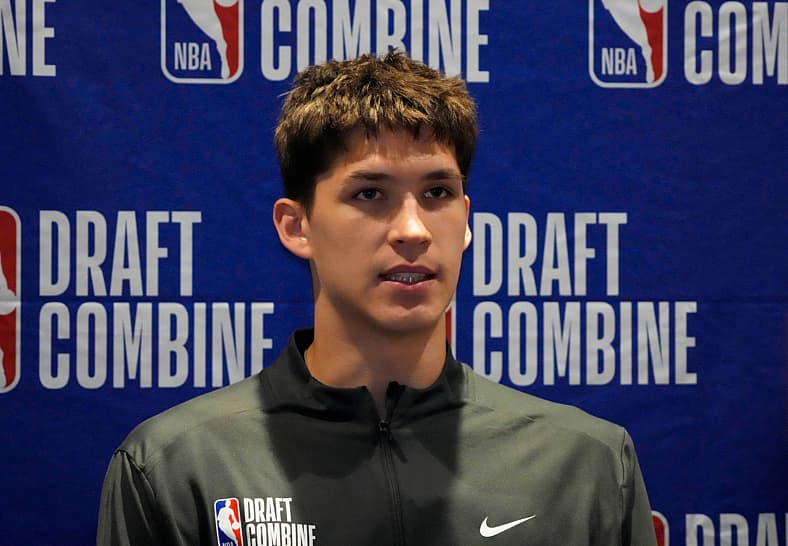 Brooklyn Nets guard Egor Demin