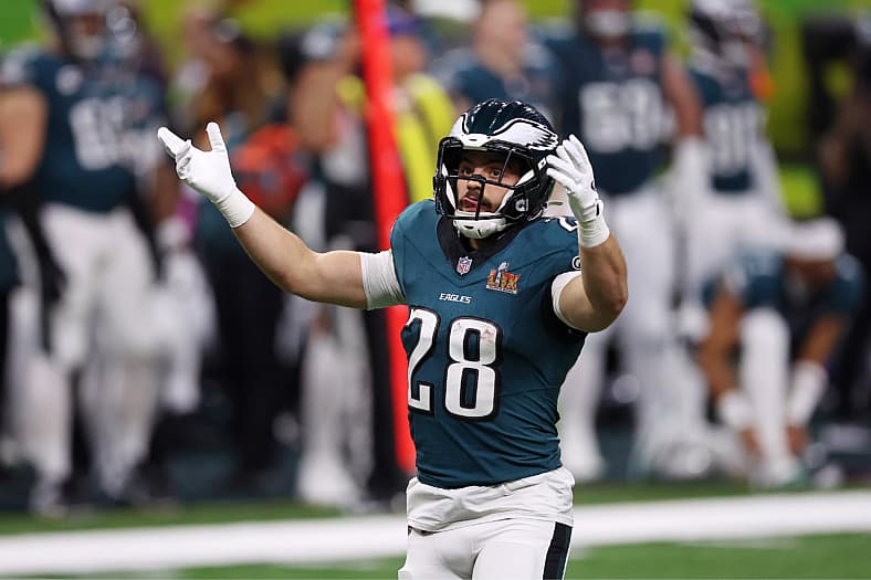Philadelphia Eagles running back Will Shipley