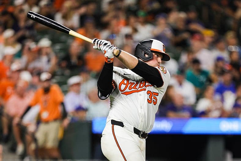 Baltimore Orioles catcher Adley Rutschman
