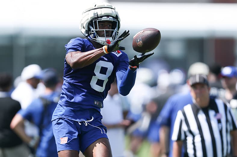New York Giants wide receiver Beaux Collins