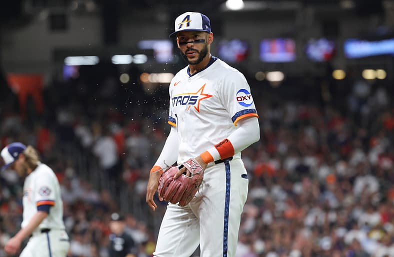 Houston Astros third baseman Carlos Correa