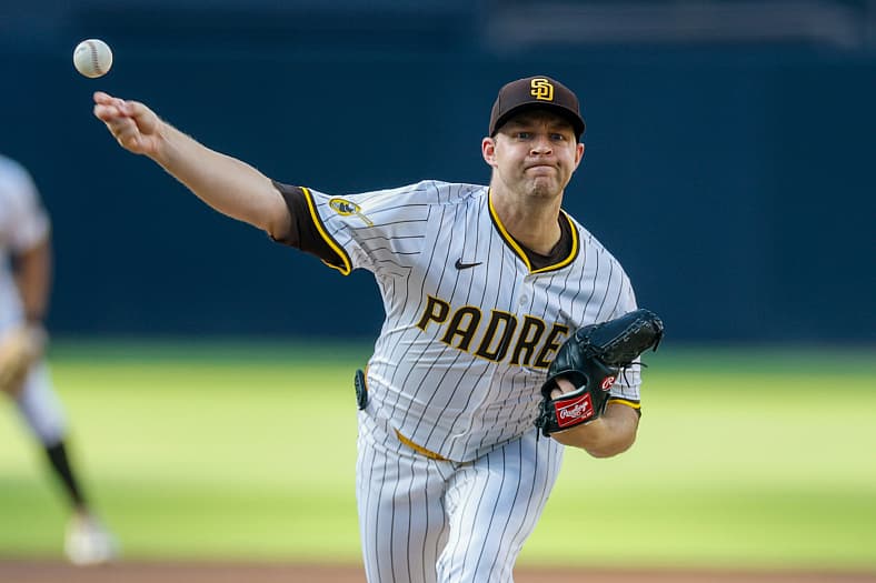 San Diego Padres pitcher Michael King