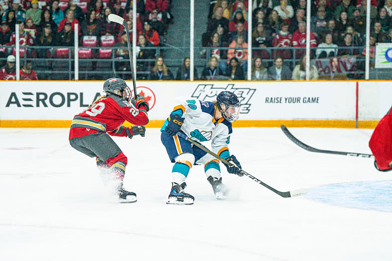New York Sirens forward Kristyna Kaltounkova makes PWHL debut against Ottawa Charge.