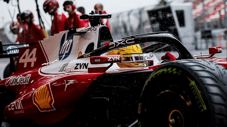 Formula 1 F1 Lewis Hamilton Ferrari Barcelona testing