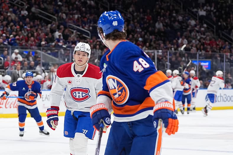 NHL: Montreal Canadiens at New York Islanders