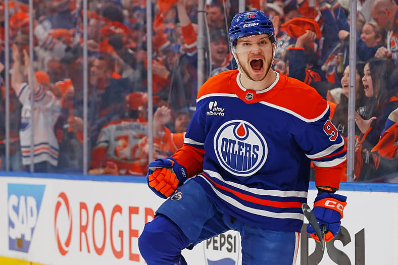 NHL: Stanley Cup Playoffs-Anaheim Ducks at Edmonton Oilers