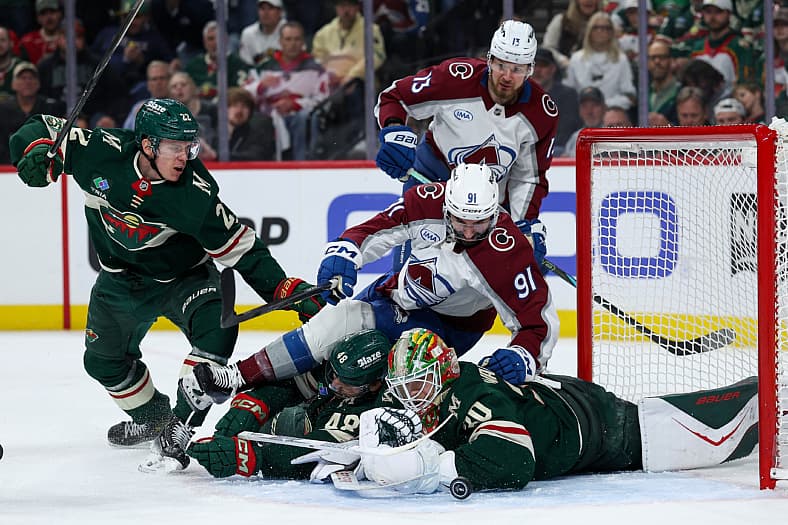 NHL: Stanley Cup Playoffs-Colorado Avalanche at Minnesota Wild