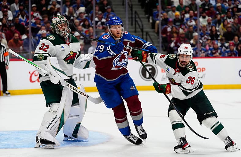 NHL: Stanley Cup Playoffs-Minnesota Wild at Colorado Avalanche