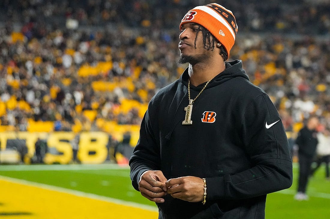 Injured Cincinnati Bengals wide receiver Ja