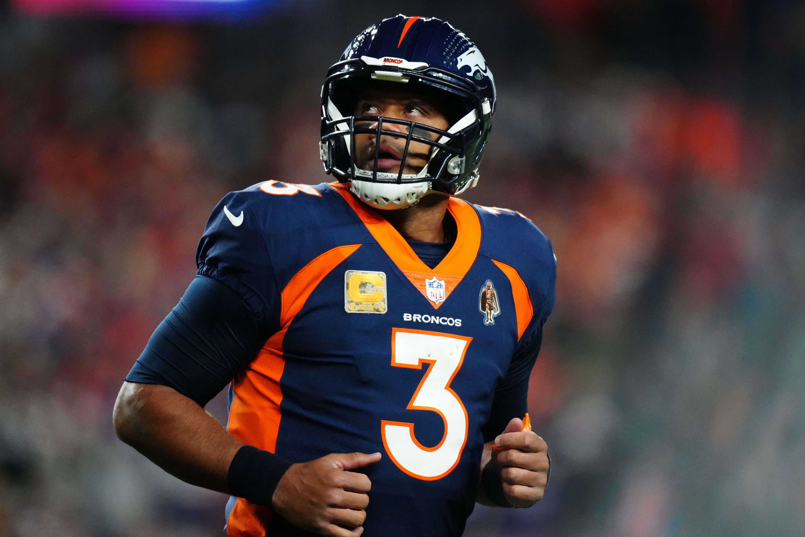 Denver Broncos quarterback Russell Wilson 