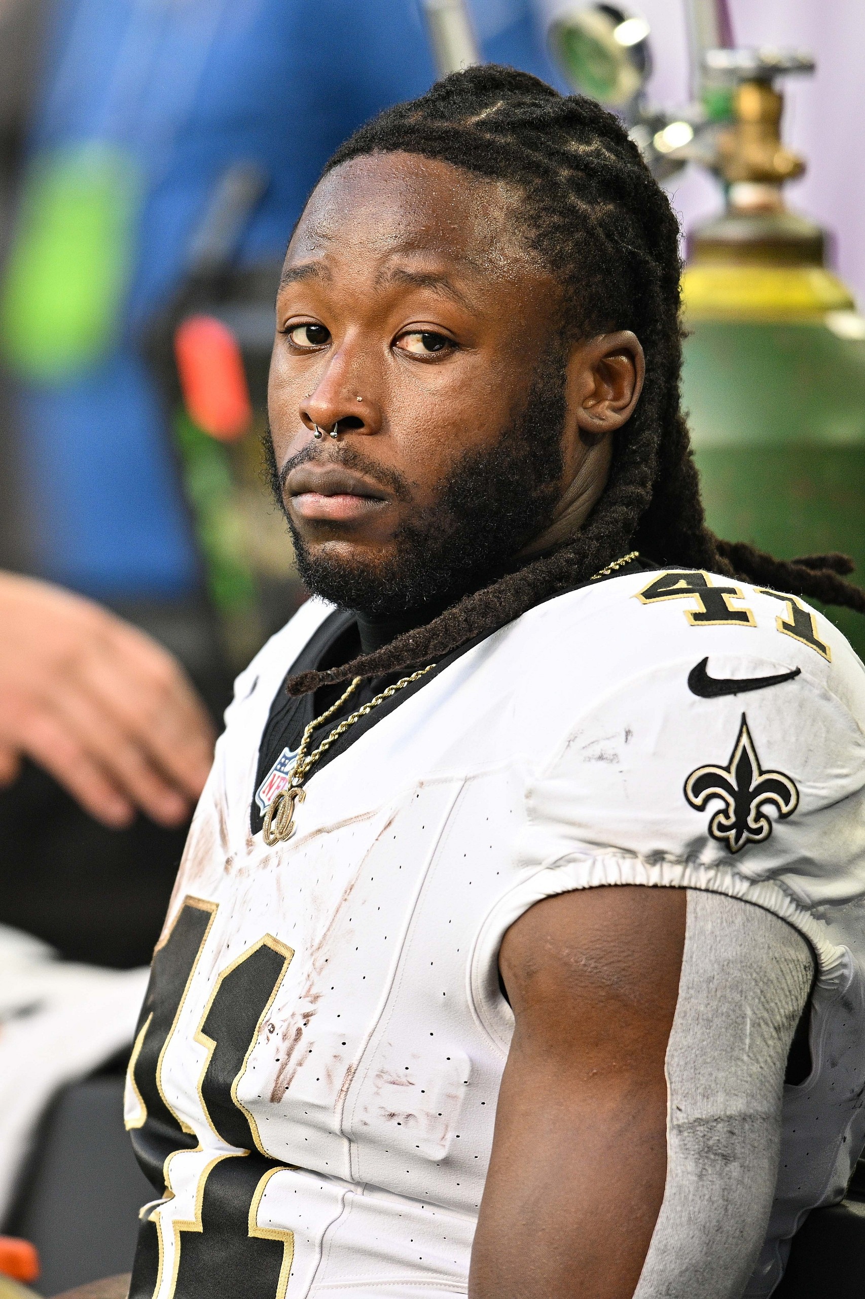 New Orleans Saints running back Alvin Kamara 
