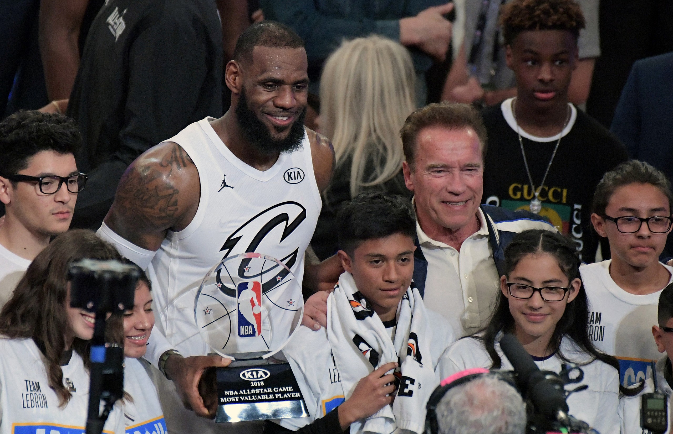 Arnold Schwarzenegger, LeBron James