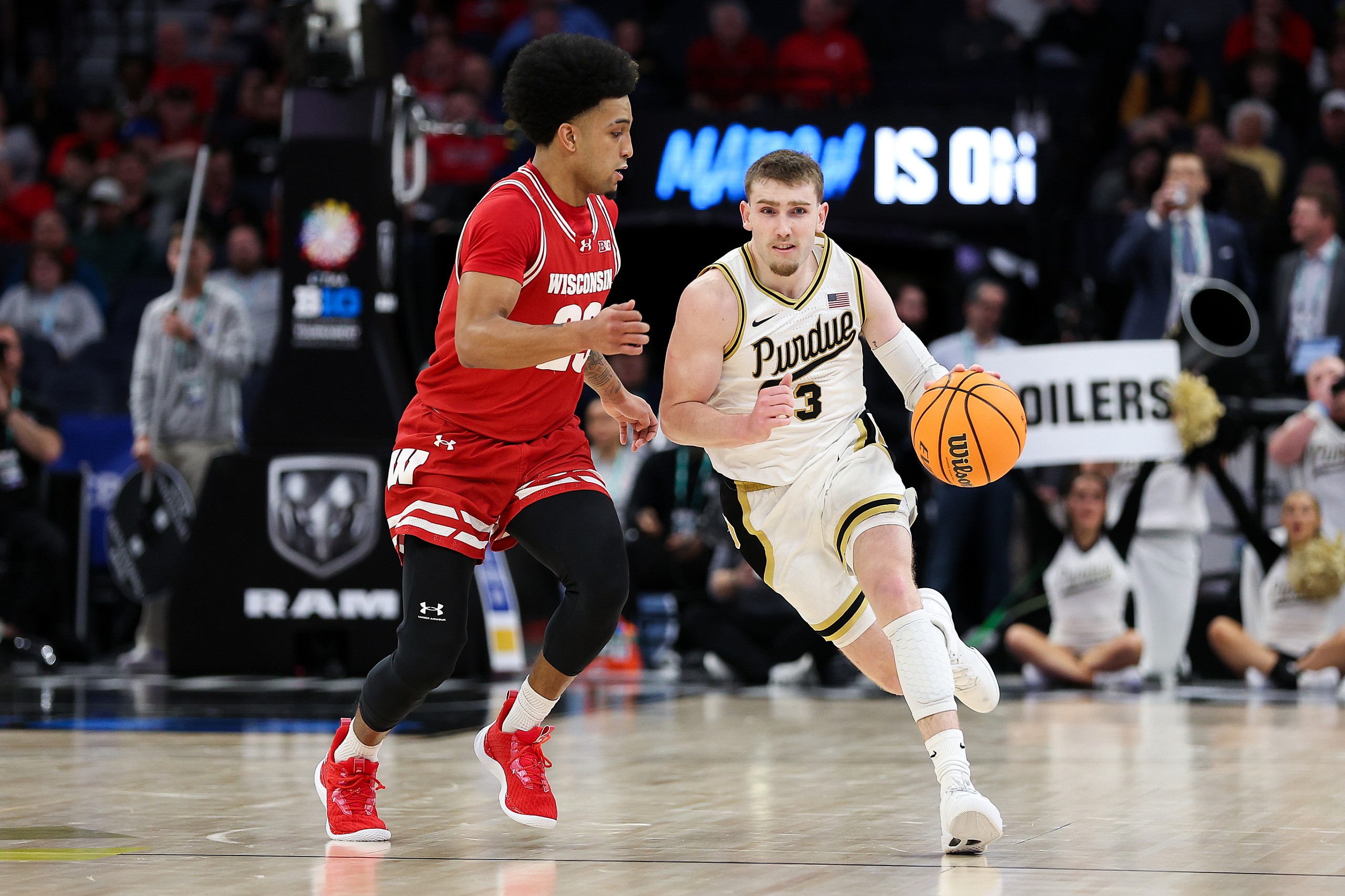 NCAA Basketball: Big Ten Conference Tournament Semifinal-Wisconsin vs Purdue