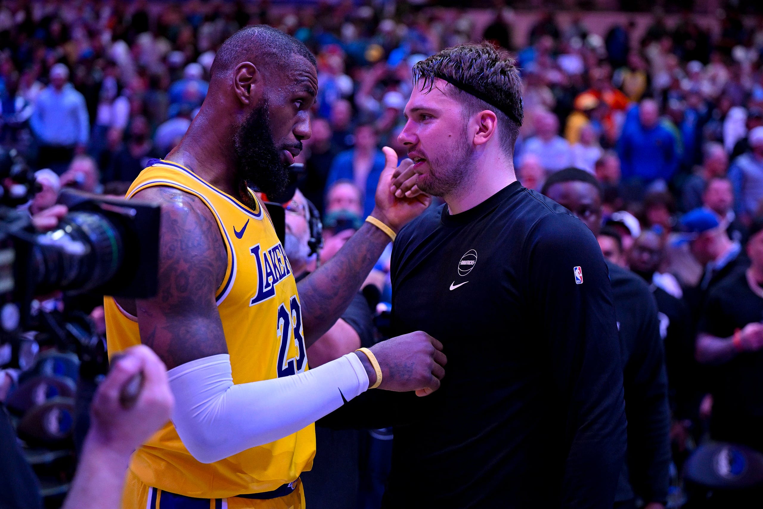 LeBron James, Luka Doncic, Dallas Mavericks, Los Angeles Lakers