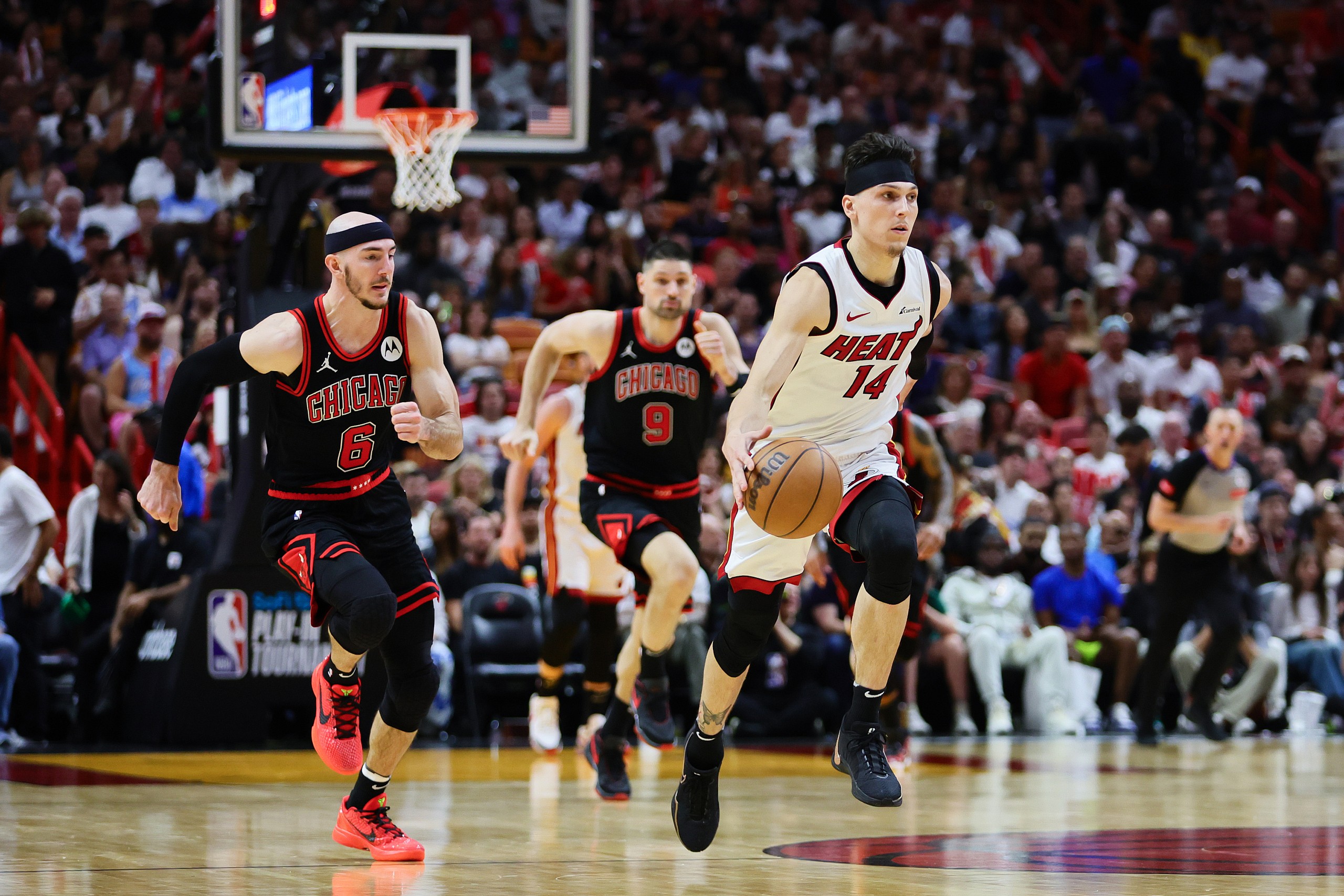 NBA: Playoffs-Chicago Bulls at Miami Heat