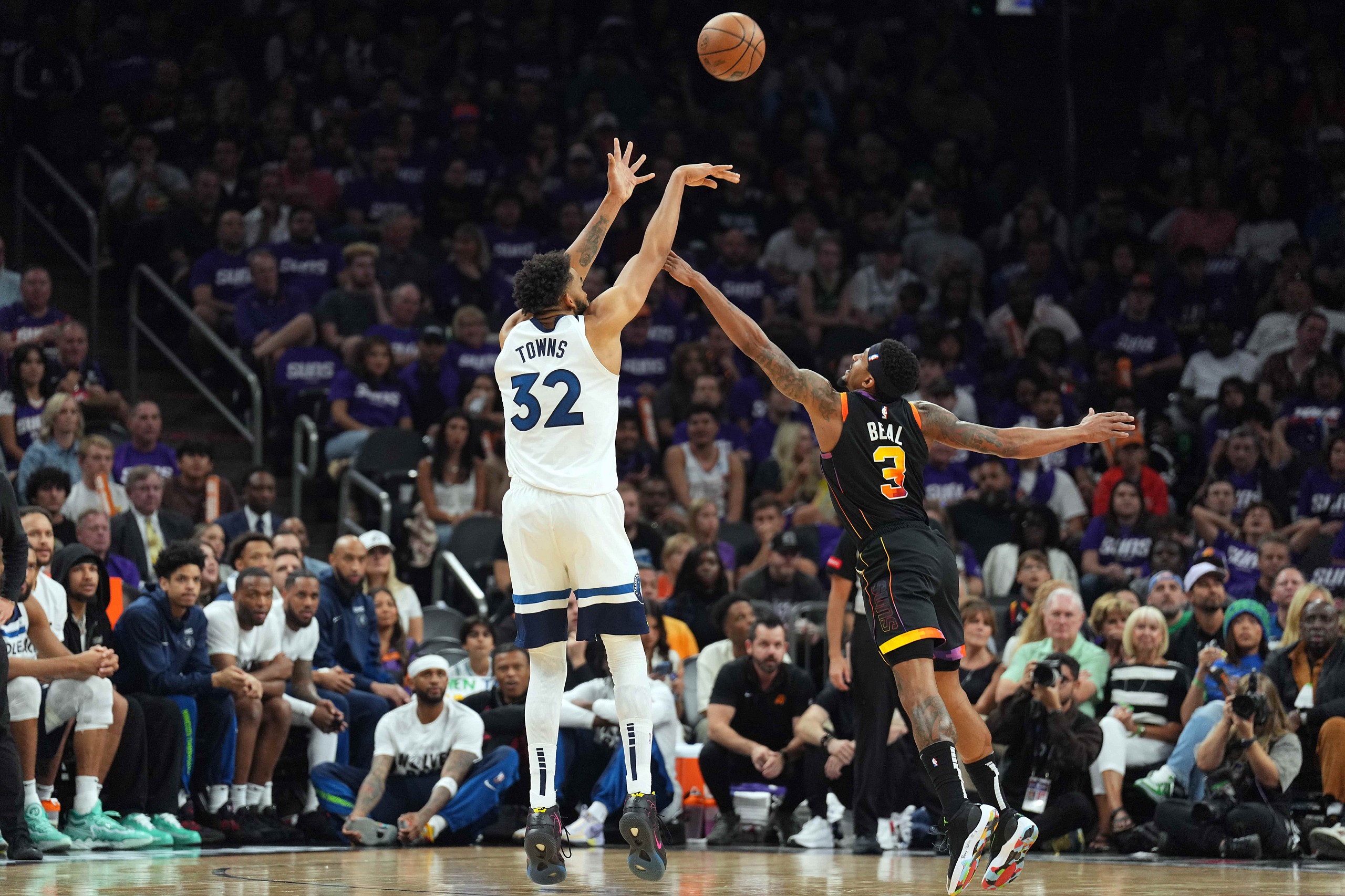 NBA: Playoffs-Minnesota Timberwolves at Phoenix Suns