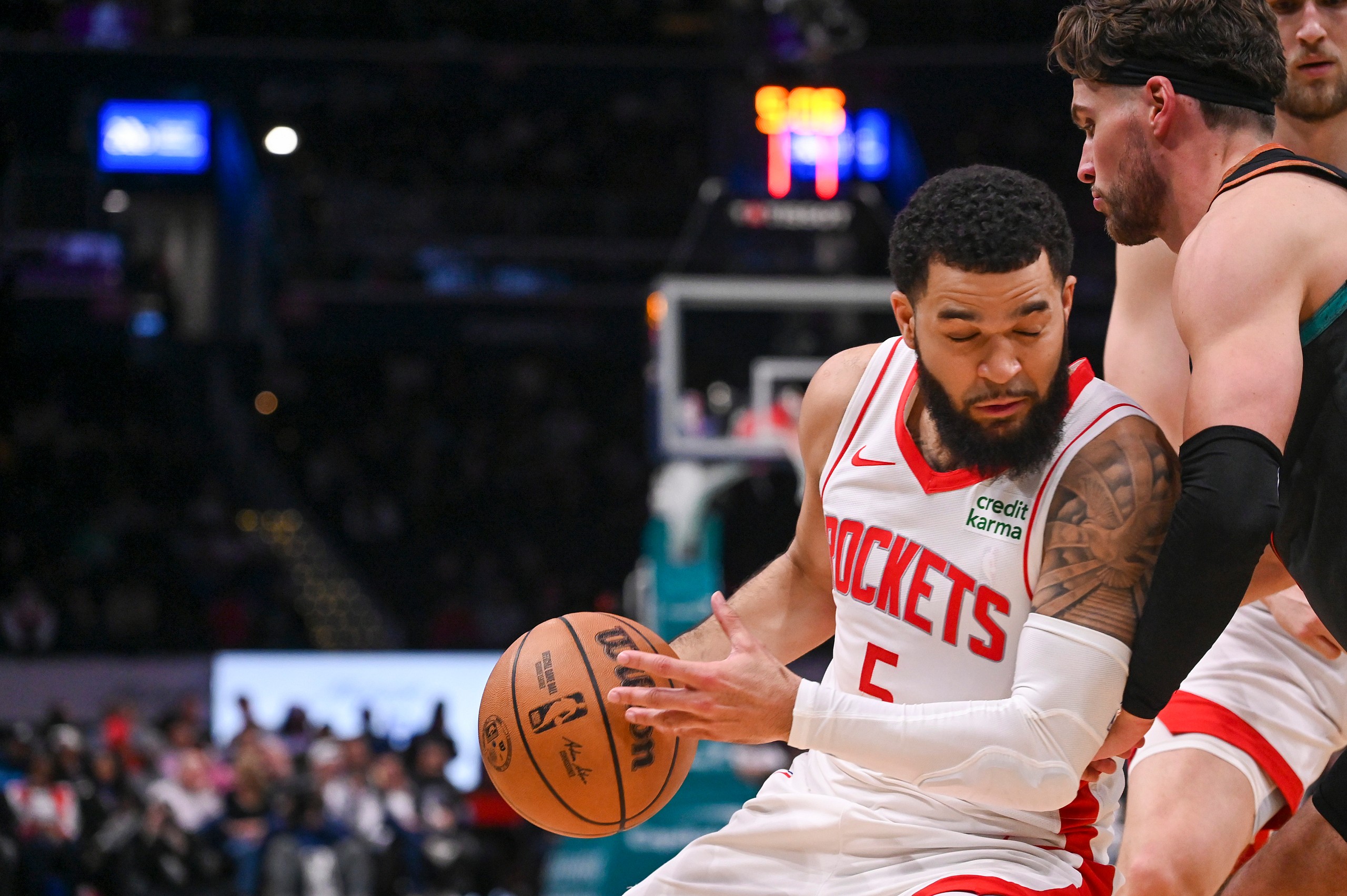 Houston Rockets guard Fred VanVleet