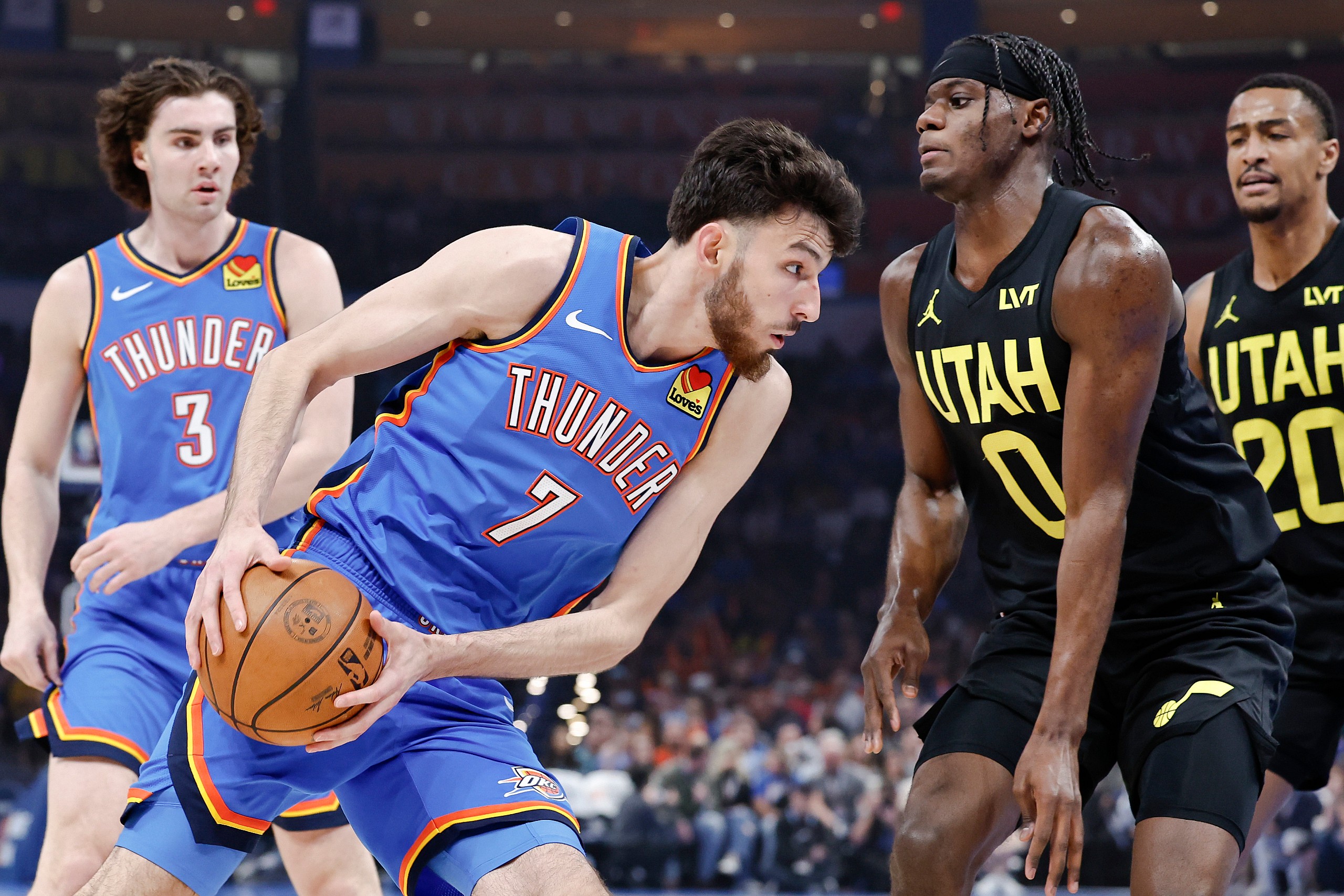 Oklahoma City Thunder center Chet Holmgren