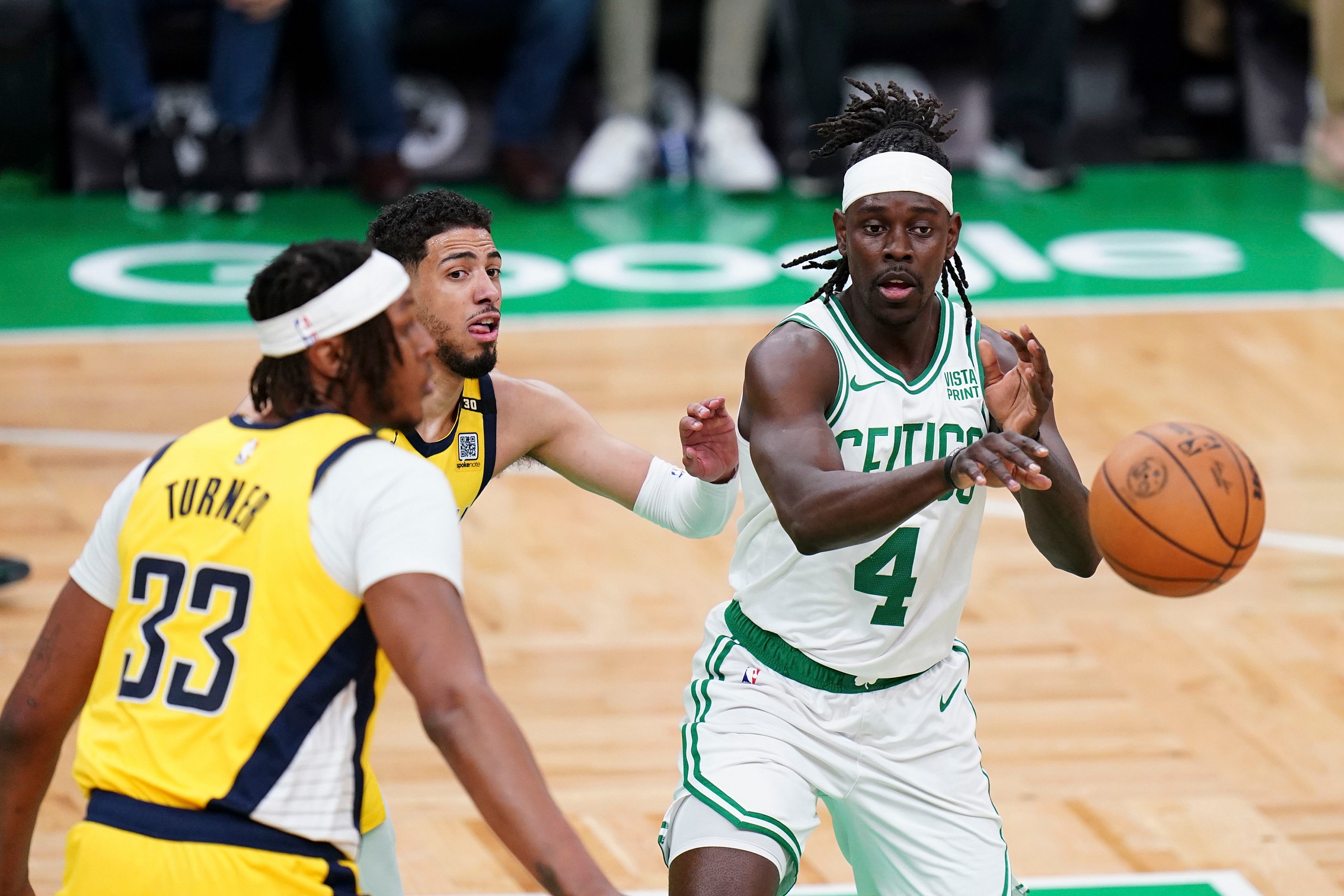 NBA: Playoffs-Indiana Pacers at Boston Celtics