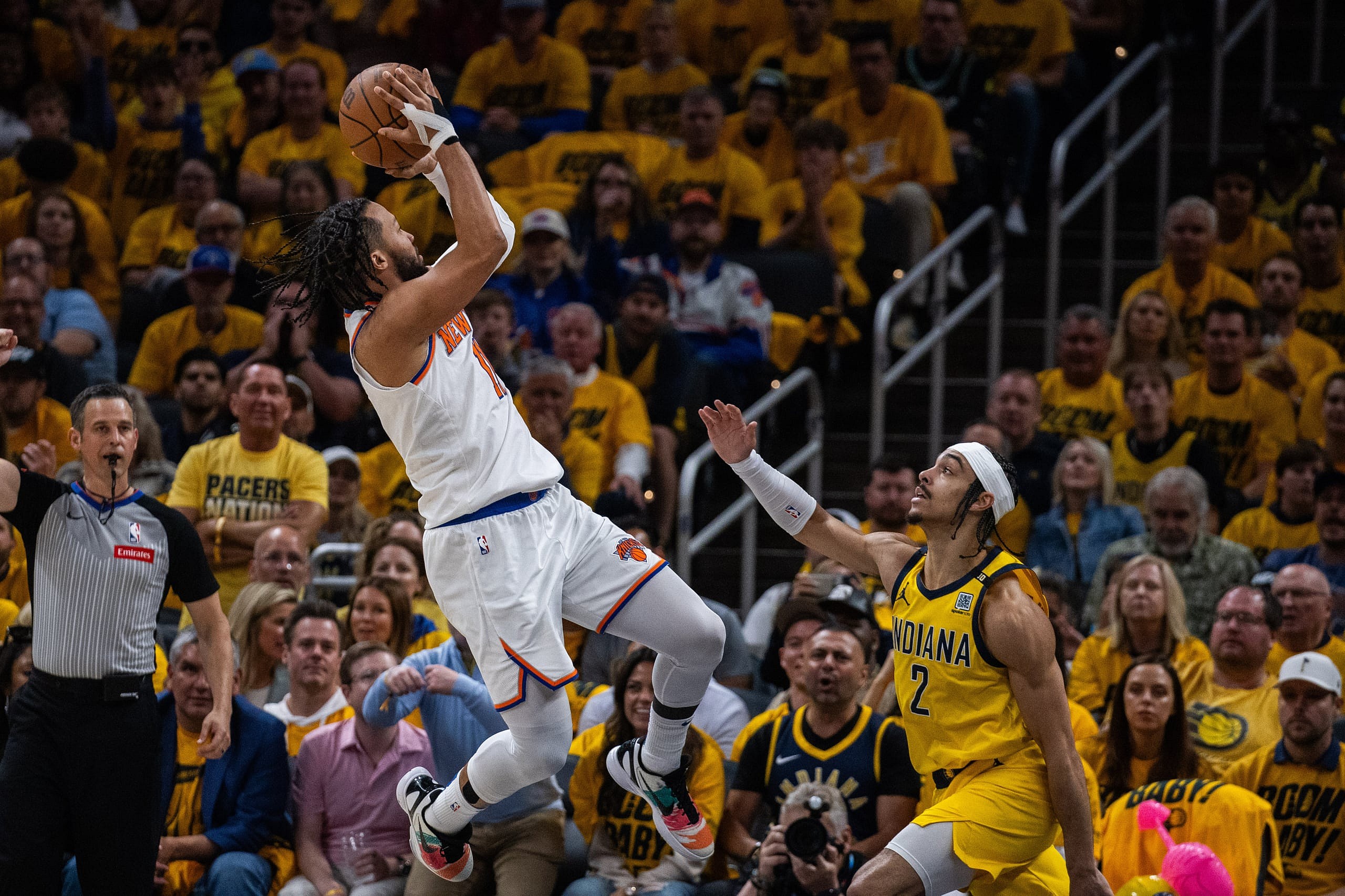 NBA: Playoffs-New York Knicks at Indiana Pacers