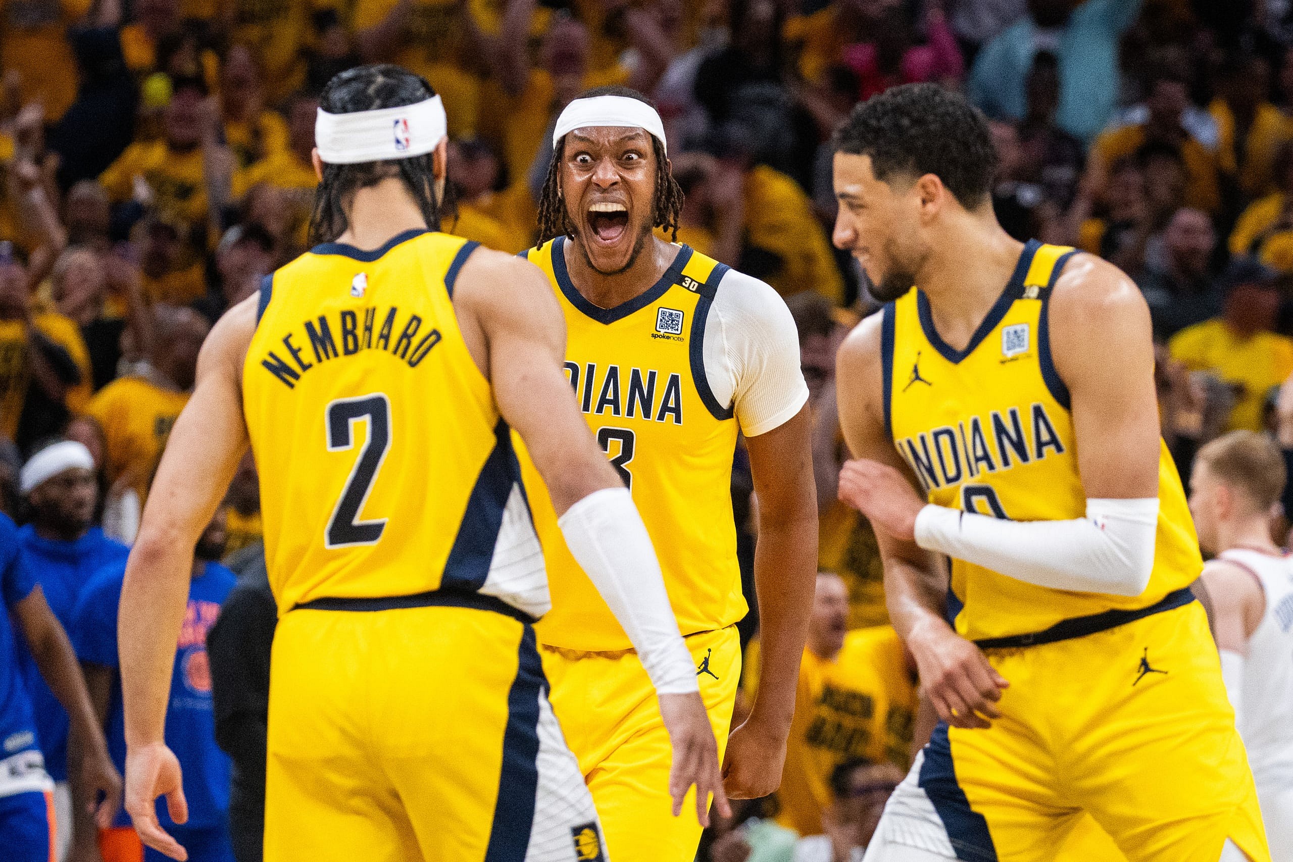 NBA: Playoffs-New York Knicks at Indiana Pacers