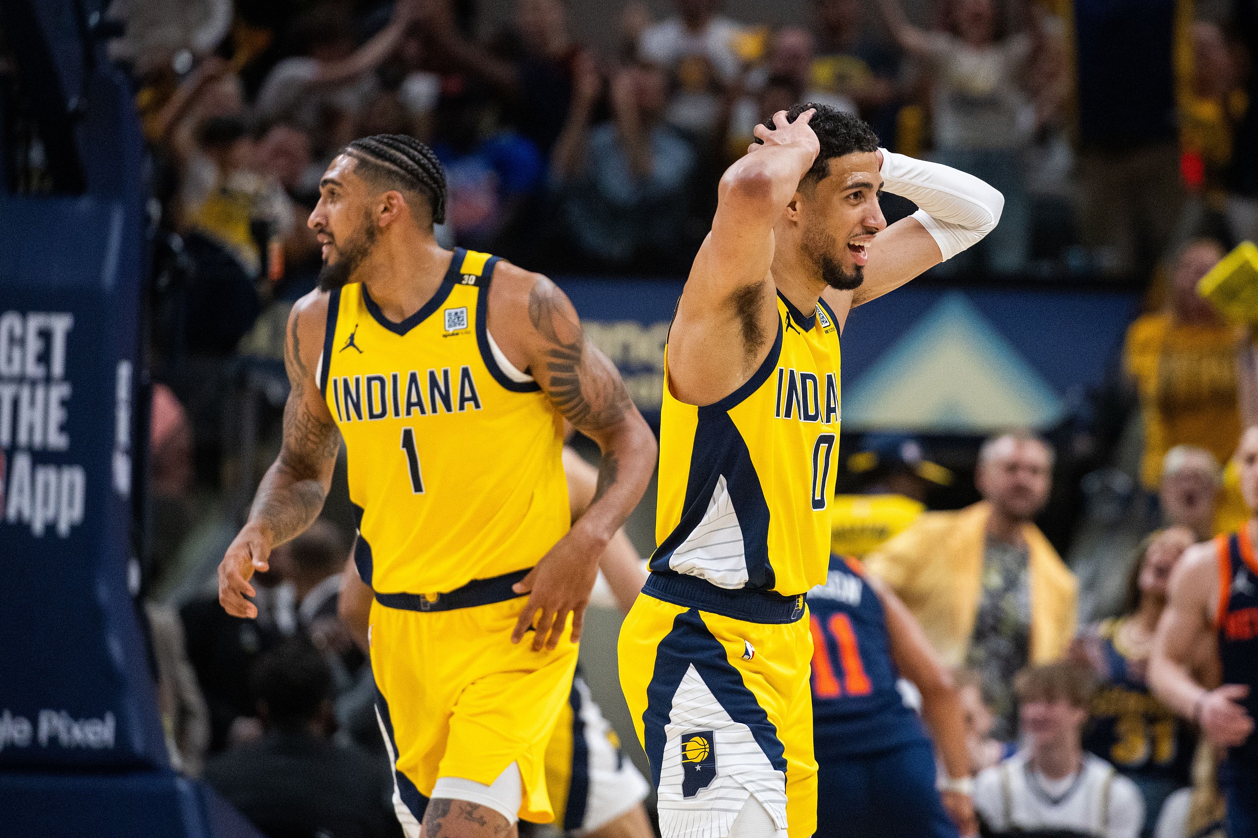 NBA: Playoffs-New York Knicks at Indiana Pacers