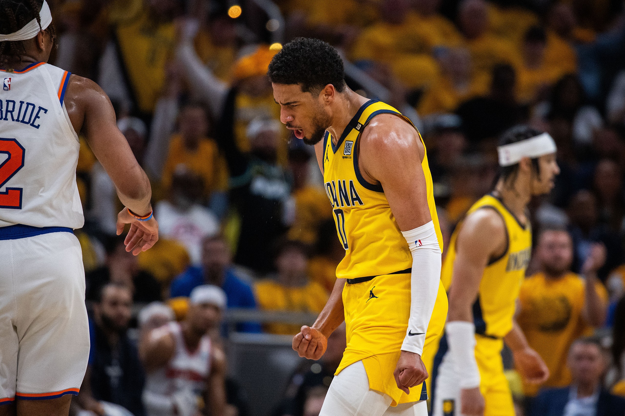 NBA: Playoffs-New York Knicks at Indiana Pacers