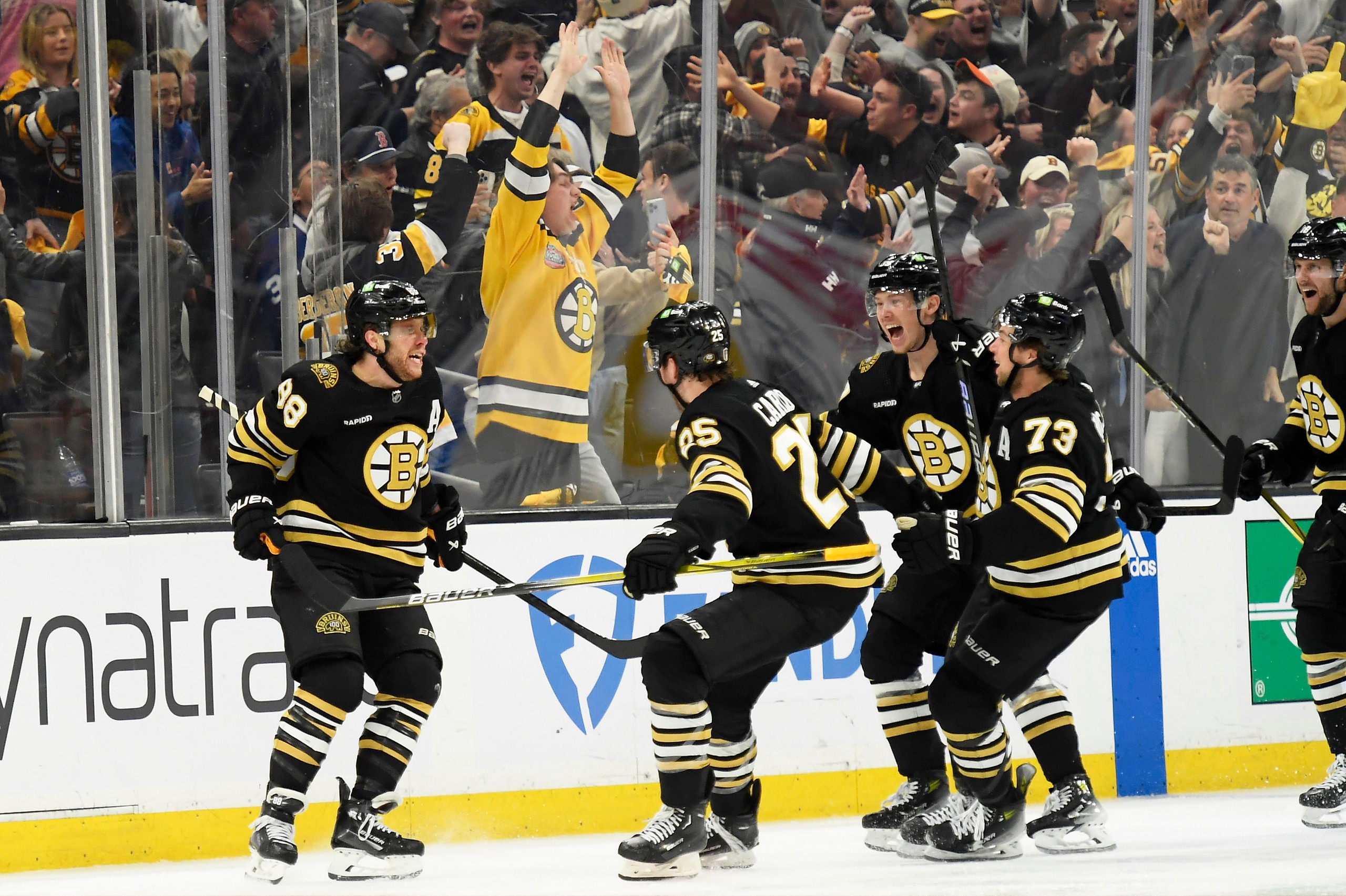 NHL: Stanley Cup Playoffs-Toronto Maple Leafs at Boston Bruins