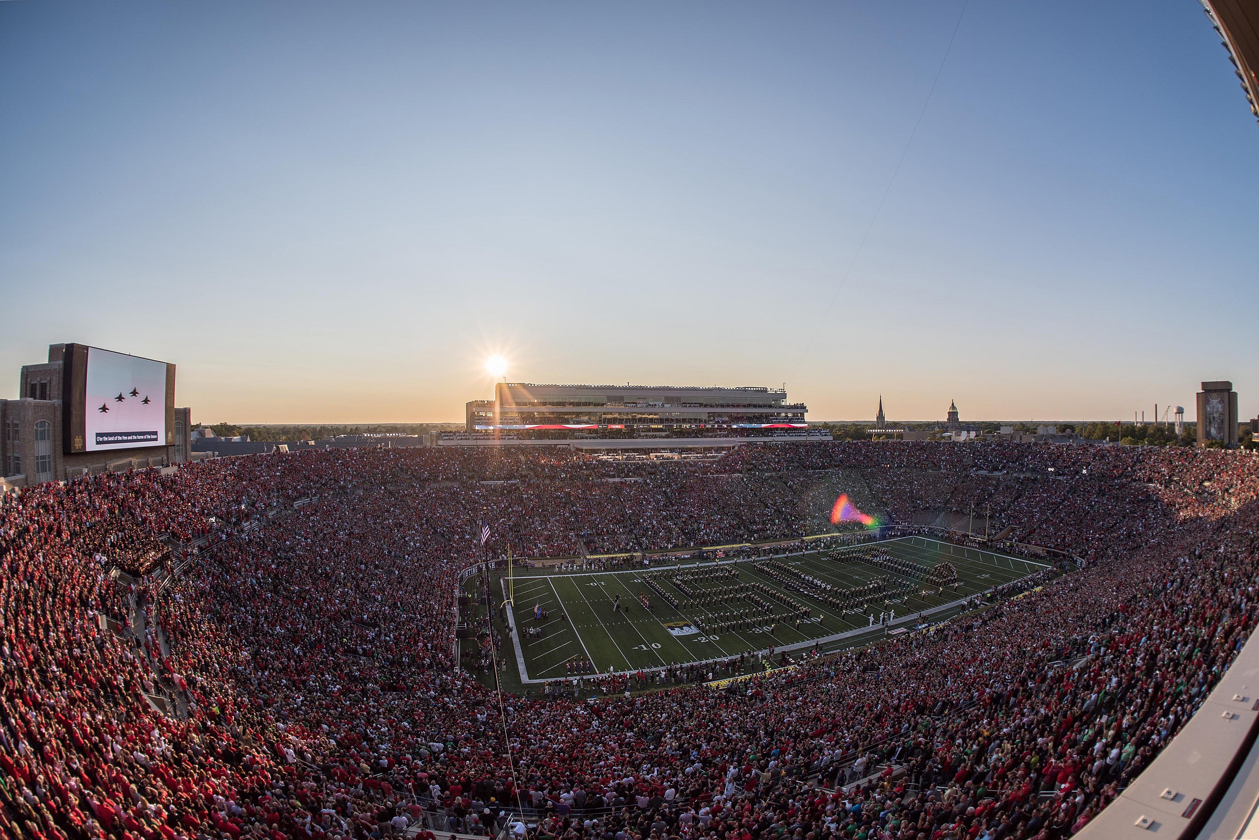 Best college football stadiums, Notre Dame Stadium
