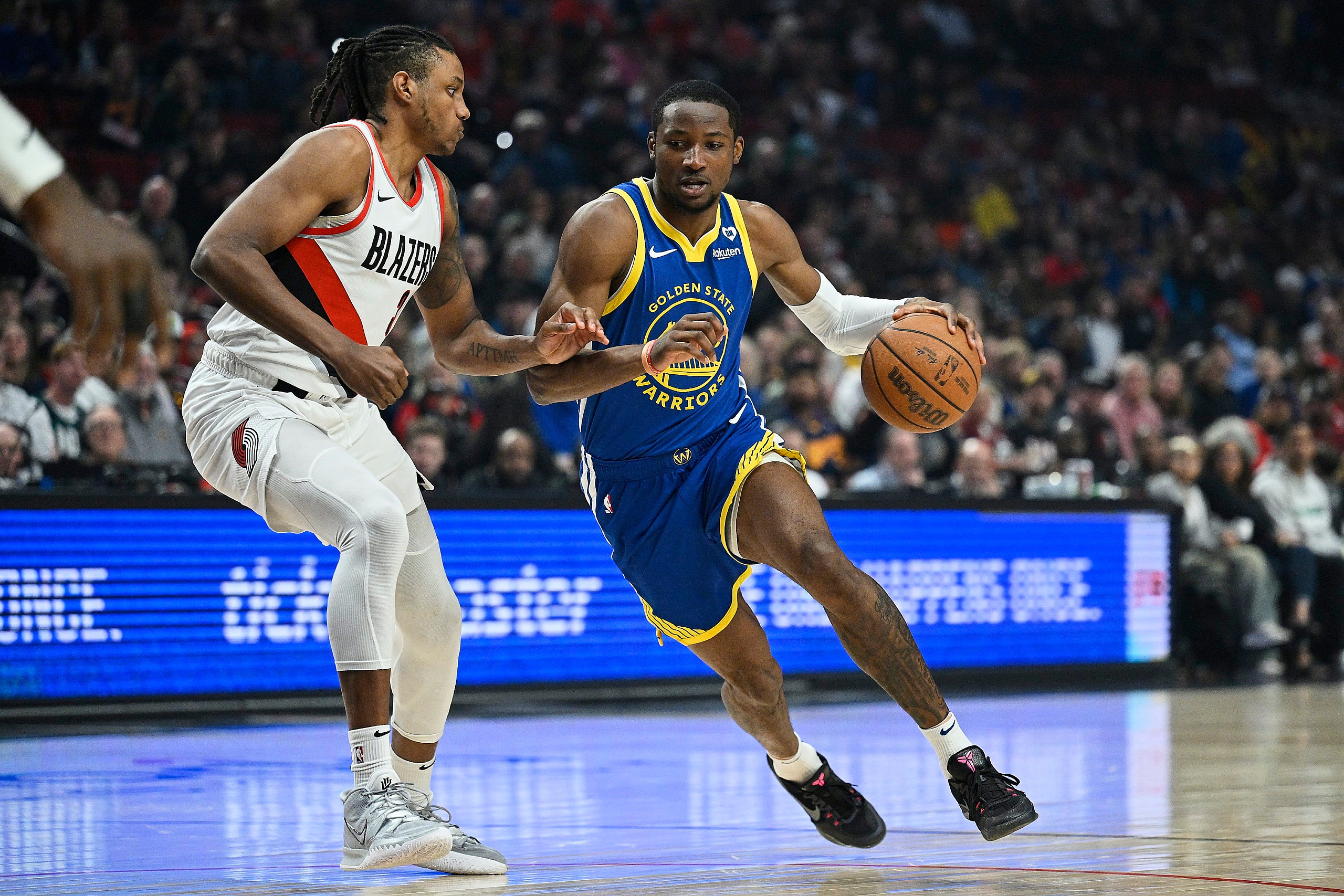 NBA: Golden State Warriors at Portland Trail Blazers