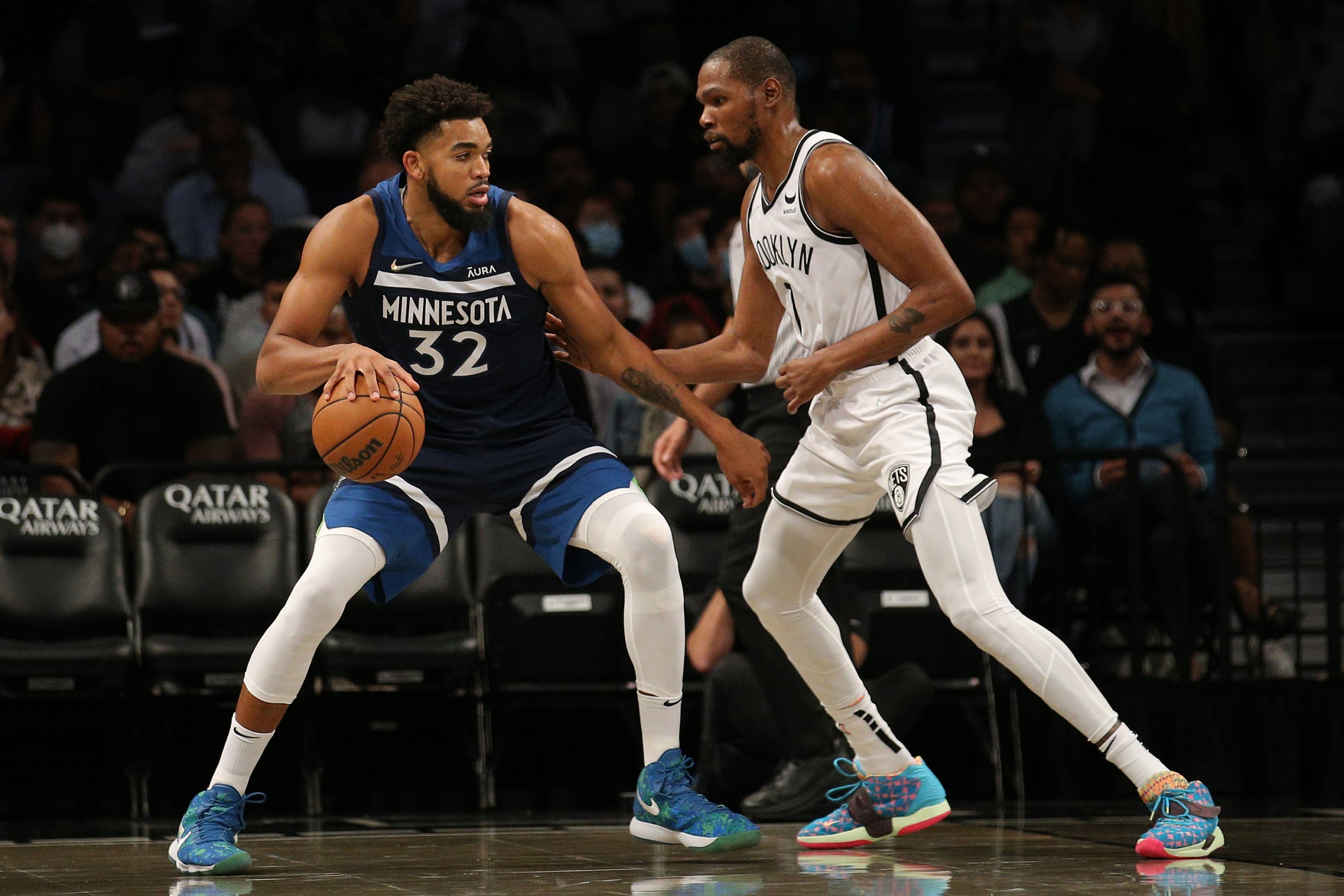 NBA: Preseason-Minnesota Timberwolves at Brooklyn Nets